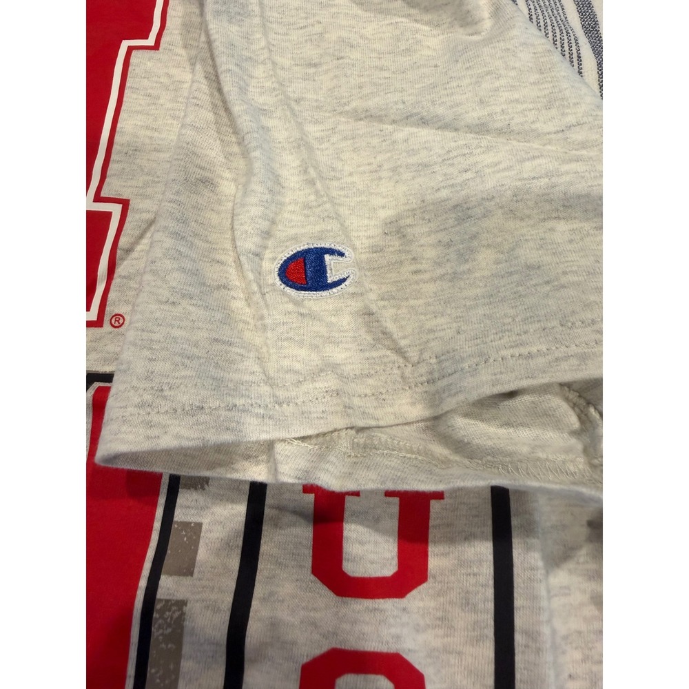 Champion Nebraska Cornhuskers Mens Grey Graphic T-Shirt NWT L - Picture 8 of 9